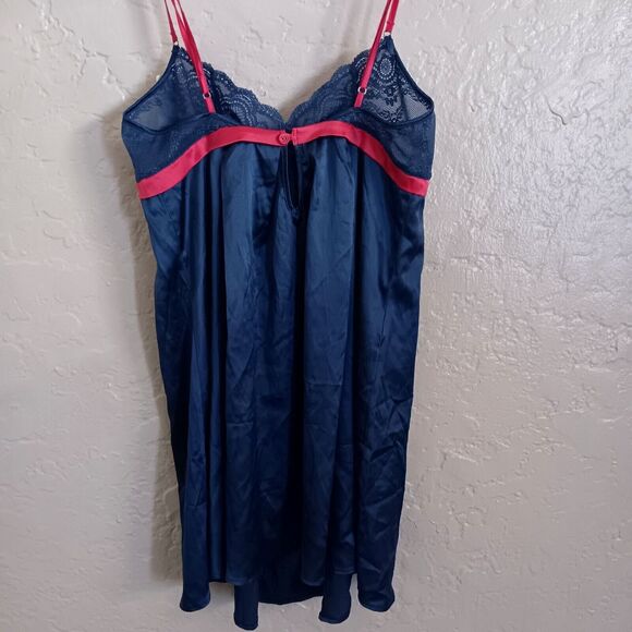 Elle Macpherson Intimates Babydoll Chemise Slip Small Silk Blend Lingerie Lace - Picture 3 of 14